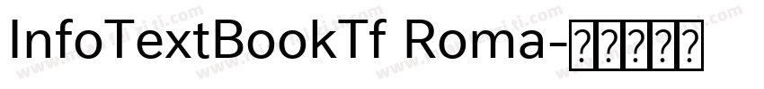 InfoTextBookTf Roma字体转换